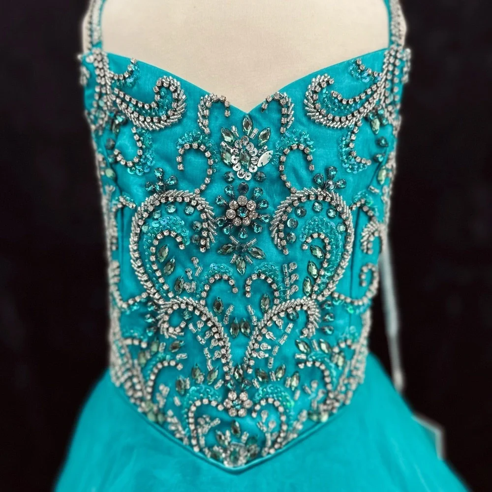 Pageant‎ Dress Rachel Allan Perfect Angels little girls size 4
